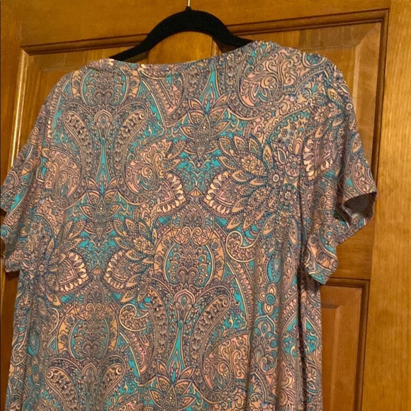 Lucky Brand Pink A-line Midi Dress with Flutter Sleeves size 1X - Picture 11 of 11